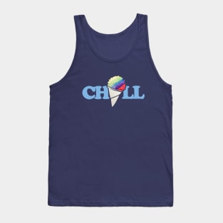 CHILL rainbow snow cone Tank Top